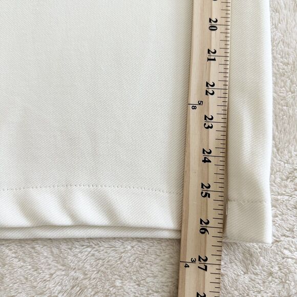 Max Studio London Wide Leg Culotte Pants XL Off White Stretch Pull On Minimalist - Picture 11 of 12